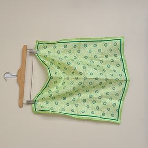 Banana Republic Silk Scarf Green